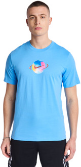 Nike Cosmic Youth T-shirts Heren - Blauw - Maat S - Katoen Jersey Blue