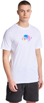 Nike Cosmic Youth T-shirts Heren - Wit - Maat XS - Katoen Jersey White