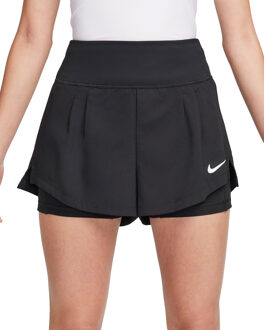 Nike Court Advantage Dri-Fit Tennis Short Dames XS/34. Zwart