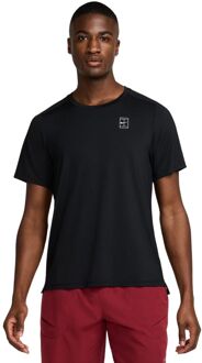 Nike Court Advantage Tennis Shirt Heren XL Zwart