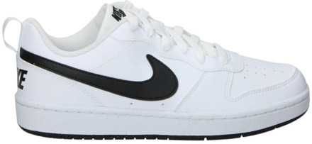 Nike court borough low recraft classic sneakers wit/zwart kinderen kinderen - 36,5