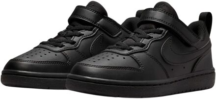 Nike court borough low recraft classic sneakers zwart kinderen kinderen - 32