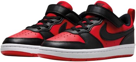 Nike Court Borough Low Recraft (PS) Sneakers Junior rood - zwart - 28