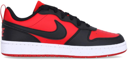 Nike court borough low recraft sneakers rood/zwart kinderen kinderen - 36,5