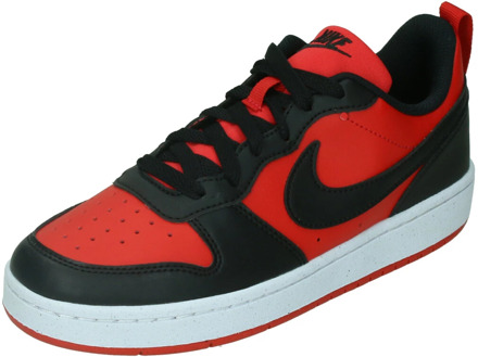 Nike court borough low recraft sneakers rood/zwart kinderen kinderen - 38