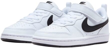 Nike court borough low recraft sneakers wit/zwart kinderen kinderen - 28,5