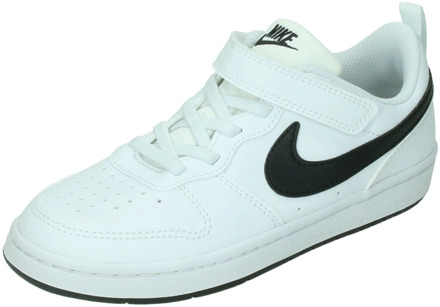 Nike court borough low recraft sneakers wit/zwart kinderen kinderen - 34