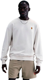 Nike Court Crew Sweatshirt Heren-crème - M,L,XXL