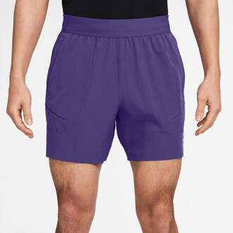 Nike Court Dri-Fit Advantage 6in Shorts Heren-Paars lila - XL