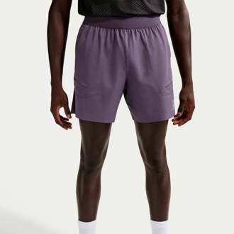 Nike Court Dri-Fit Advantage 6in Shorts Heren-paars lila - XS,S,M,L,XL,XXL