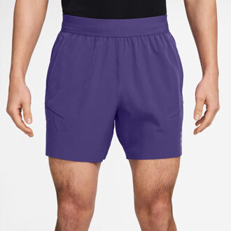 Nike Court Dri-Fit Advantage 6in Shorts Heren-Paars - XS