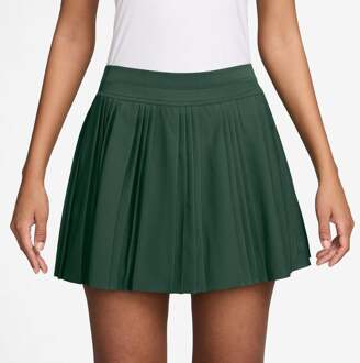 Nike Court Dri-FIT Advantage Ace Rok Dames donkergroen - M