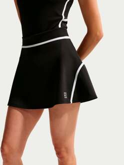 Nike Court Dri-Fit Advantage High Rise Rok Dames-zwart - XS