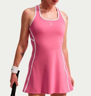 Nike Court Dri-Fit Advantage Jurk Dames roze - XL