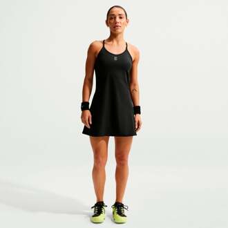 Nike Court Dri-Fit Advantage  Jurk Dames-zwart - L