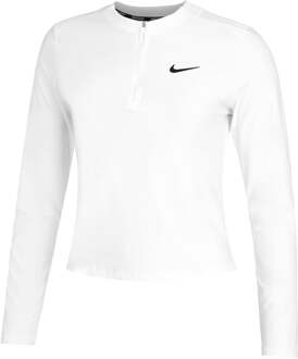 Nike Court Dri-Fit Advantage Longsleeve Dames-Wit - XS,S,M,L,XL