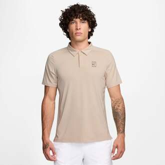 Nike Court Dri-FIT Advantage Polo Heren-Beige - XXL