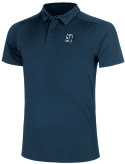 Nike Court Dri-Fit Advantage Polo Heren-Donkerblauw,Wit - XXL