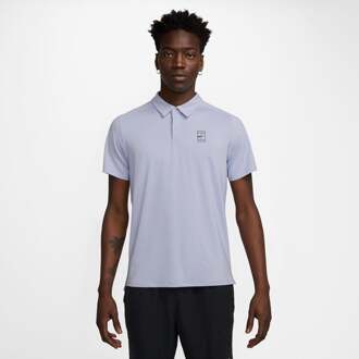Nike Court Dri-Fit Advantage Polo Heren-Mauve - L