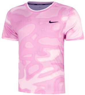 Nike Court Dri-Fit Advantage Print T-shirt Heren-Pink,Roze - XL