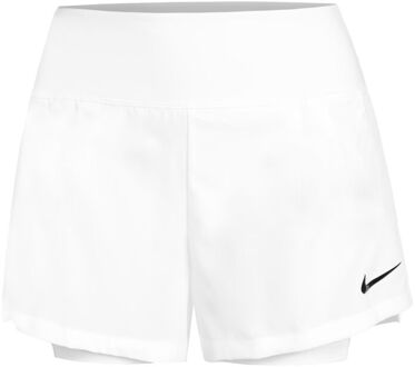Nike Court Dri-Fit Advantage Shorts Dames wit - L