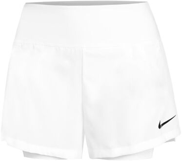 Nike Court Dri-Fit Advantage Shorts Dames-Wit - XL