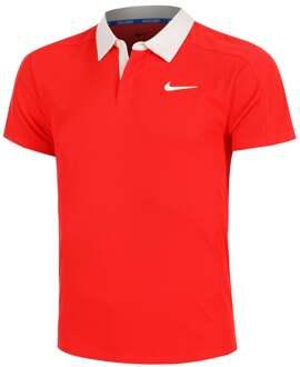 Nike Court Dri-Fit Advantage Slam Polo Heren-Rood,Wit - S,L,XXL
