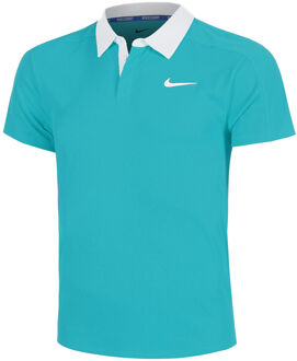 Nike Court Dri-Fit Advantage Slam Polo Heren-Turkoois,Wit - M