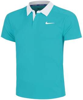 Nike Court Dri-Fit Advantage Slam Polo Heren-Turkoois,Wit - M