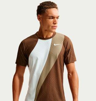 Nike Court Dri-Fit Advantage Slam T-shirt Heren-crème, grijs - XXL