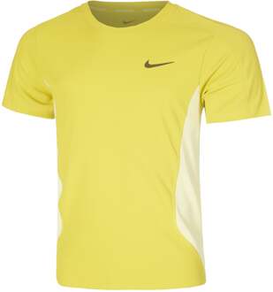 Nike Court Dri-Fit Advantage Slam T-shirt Heren geel - XS,S,M,L,XL,XXL