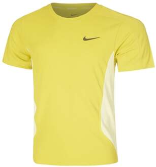 Nike Court Dri-Fit Advantage Slam T-shirt Heren geel - XXL