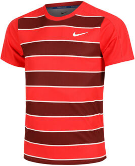 Nike Court Dri-Fit Advantage Slam T-shirt Heren-Rood,Donkerrood - M