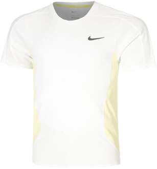 Nike Court Dri-Fit Advantage Slam T-shirt Heren-Wit,Limoen - XXL