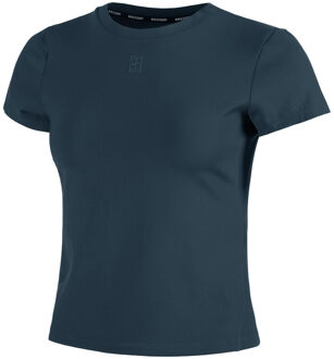 Nike Court Dri-Fit Advantage T-shirt Dames-Donkerblauw,Donkerblauw - S,XL