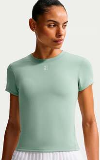 Nike Court Dri-FIT Advantage T-shirt Dames grijsgroen - XS,S,M,L,XL