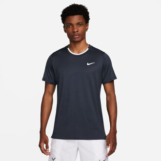 Nike Court Dri-Fit Advantage T-shirt Heren donkerblauw - M