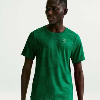 Nike Court Dri-Fit Advantage T-shirt Heren-groen - M