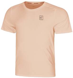 Nike Court Dri-FIT Advantage T-shirt Heren koraal - XL