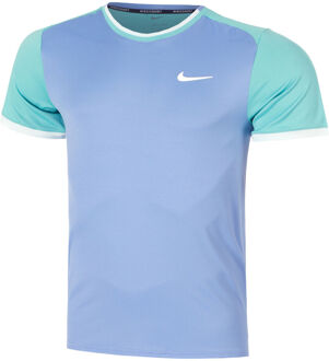 Nike Court Dri-Fit Advantage T-shirt Heren lichtblauw - XL