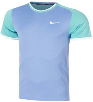 Nike Court Dri-Fit Advantage T-shirt Heren lichtblauw - XL