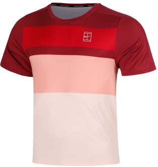 Nike Court Dri-Fit Advantage T-shirt Heren-Rood,Koraal - M
