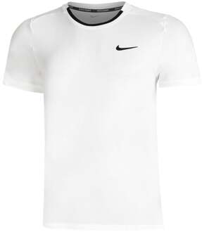 Nike Court Dri-Fit Advantage T-shirt Heren-Wit - XXL