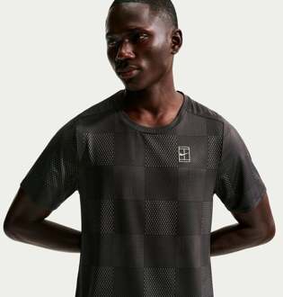 Nike Court Dri-Fit Advantage T-shirt Heren-zwart - L