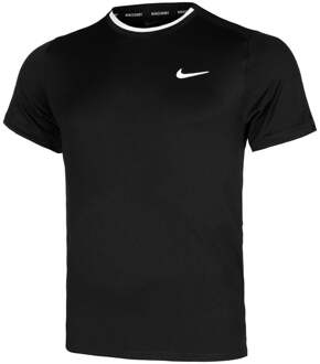 Nike Court Dri-Fit Advantage T-shirt Heren-Zwart - XXL