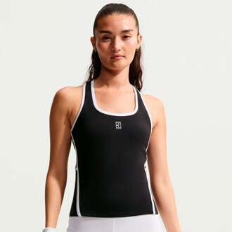 Nike Court Dri-Fit Advantage Tanktop Dames-zwart - S