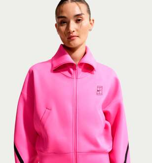 Nike Court Dri-Fit Advantage  Trainingsjack Dames-berry bes - XS,S,M,L,XL