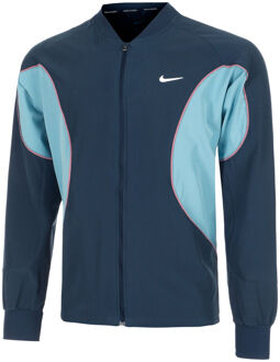 Nike Court Dri-Fit Advantage Trainingsjack Heren-Donkerblauw,Lichtblauw - XL