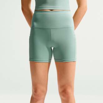 Nike Court Dri-Fit Ball Short voor tennisballen Dames grijsgroen