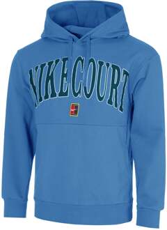 Nike Court Dri-Fit Fleece Heritage Sweater Met Capuchon Heren-Blauw,Donkerblauw - XS,S,M,L,XL,XXL